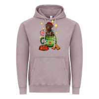 Vintage Zinc Christmas coffee cup with Labrador Vintage Hoodie - RanaPortraitStore