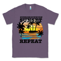 Lavender sunrise sunburn sunset repeat Classic Tee - JahusDesignShop