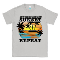 Moon Dust sunrise sunburn sunset repeat Classic Tee - JahusDesignShop