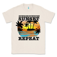 Natural sunrise sunburn sunset repeat Classic Tee - JahusDesignShop