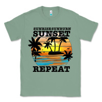 Sage sunrise sunburn sunset repeat Classic Tee - JahusDesignShop