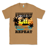 Toasted Coconut sunrise sunburn sunset repeat Classic Tee - JahusDesignShop
