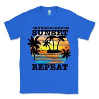 True Royal sunrise sunburn sunset repeat Classic Tee - JahusDesignShop