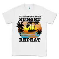 White sunrise sunburn sunset repeat Classic Tee - JahusDesignShop