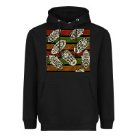 Black african mask seamless pattern Heavyweight Hoodie - BundleAndBundleShop
