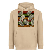 Mushroom african mask seamless pattern Heavyweight Hoodie - BundleAndBundleShop