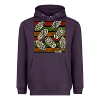 Plum african mask seamless pattern Heavyweight Hoodie - BundleAndBundleShop