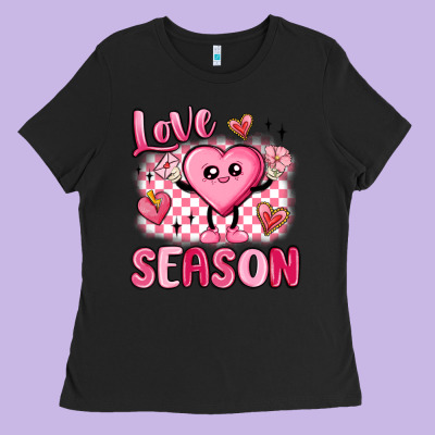 Love Season Ladies Tee Designed By Maliassmallbusiness