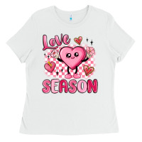 White love season Ladies Tee - MaliasSmallBusiness