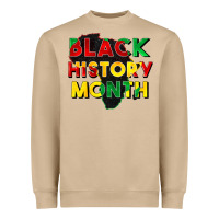 Mushroom black history month Heavyweight Sweatshirt - CowGirlArtShop