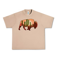Burro Cactus Bison Silhouette Urban Heavy Tee - Bettercallsaul