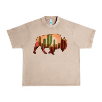 French Oak Cactus Bison Silhouette Urban Heavy Tee - Bettercallsaul