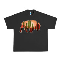 Pigment Black Cactus Bison Silhouette Urban Heavy Tee - Bettercallsaul