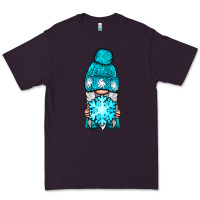 Plum winter gnome with snowflake Premium Tee - NancyCooperArtShop