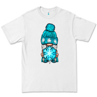 White winter gnome with snowflake Premium Tee - NancyCooperArtShop