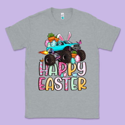 Monster Truck Happy Easter Classic Tee Designed By Artiststas