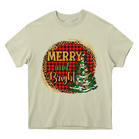 Mossy merry and bright christmas tree Heavy Core Tee - AdoDesignShop