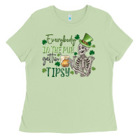 Matcha everybody in the pub gettin' tipsy Ladies Tee - MaliasSmallBusiness