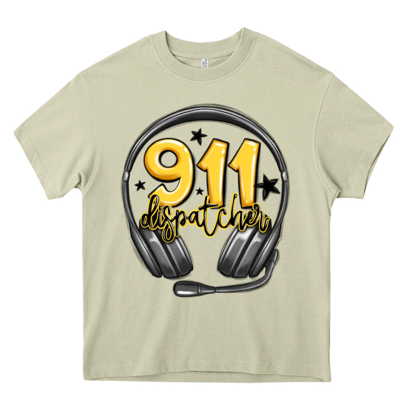 911 Dispatcher Heavy Core Tee by MaliasSmallBusiness | Teevron