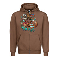 Chestnut One Loved Nurse Zipper Hoodie - FaDigitalArtStudio