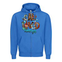 True Royal One Loved Nurse Zipper Hoodie - FaDigitalArtStudio