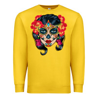 Lemon sugar skull Premium Sweatshirt - BundleAndBundleShop