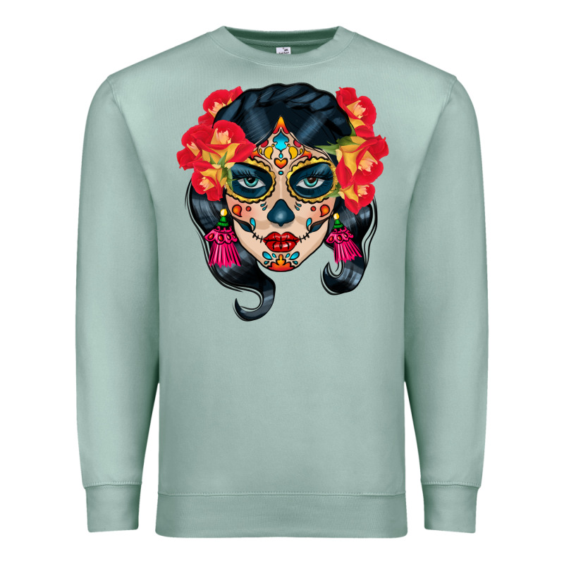 Sugar Skull Premium Sweatshirt by BundleAndBundleShop | Teevron