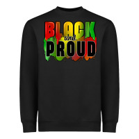 Black black and proud Heavyweight Sweatshirt - CowGirlArtShop