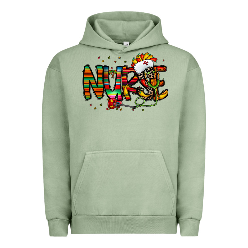 Nurse Taco Mexico Urban Hoodie by CowhideDigitalArt | Teevron