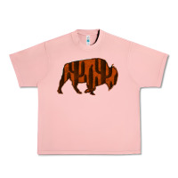 Salmon Red Cactus Bison Silhouette Urban Heavy Tee - Bettercallsaul