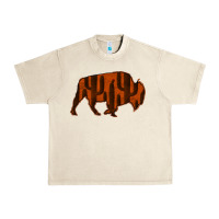Sandshell Red Cactus Bison Silhouette Urban Heavy Tee - Bettercallsaul