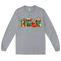 Heather Grey mexican coffee cups Long Sleeve Tee - Jasminsmagicworld