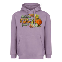 Lavender autumn leaves and pumpkins please Heavyweight Hoodie - BundleAndBundleShop