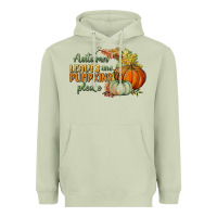 Matcha autumn leaves and pumpkins please Heavyweight Hoodie - BundleAndBundleShop