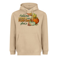 Autumn Leaves And Pumpkins Please Heavyweight Hoodie | Teevron