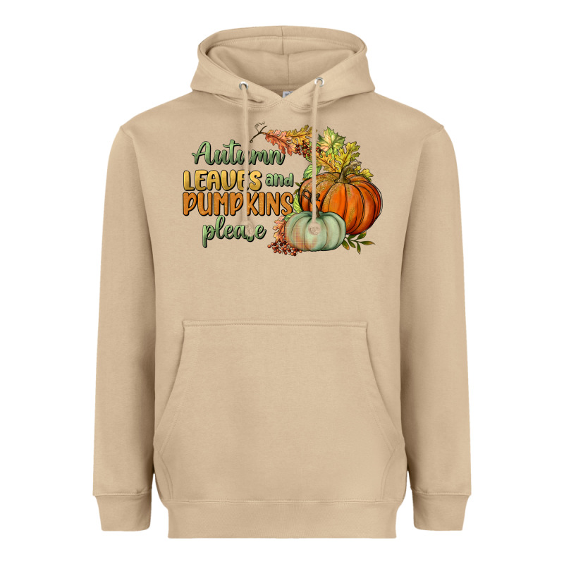 Autumn Leaves And Pumpkins Please Heavyweight Hoodie by BundleAndBundleShop | Teevron