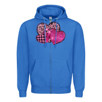 True Royal breast cancer hearts Zipper Hoodie - FaDigitalArtStudio
