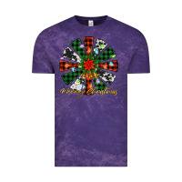 Cloud Purple merry christmas windmill Vintage Tee - Jasminsmagicworld