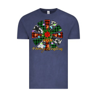 Vintage Denim merry christmas windmill Vintage Tee - Jasminsmagicworld
