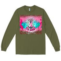 Army Green refuse to sink anchor cancer Long Sleeve Tee - NancyCooperArtShop