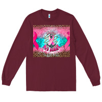 Burgundy refuse to sink anchor cancer Long Sleeve Tee - NancyCooperArtShop