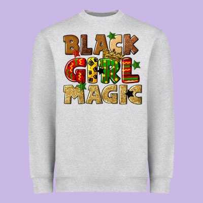 Black Girl Magic Juneteenth Heavyweight Sweatshirt Designed By Cowgirlartshop