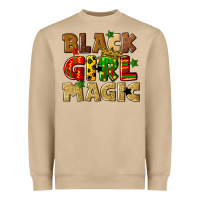 Mushroom black girl magic juneteenth Heavyweight Sweatshirt - CowGirlArtShop