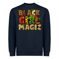 Navy black girl magic juneteenth Heavyweight Sweatshirt - CowGirlArtShop