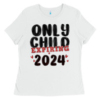 White only child expiring 2024 Ladies Tee - MaliasSmallBusiness