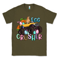 Army Green egg crusher monster truck easter Classic Tee - Artiststas