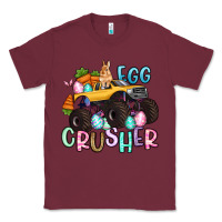 Burgundy egg crusher monster truck easter Classic Tee - Artiststas