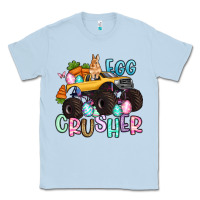 Dusty Blue egg crusher monster truck easter Classic Tee - Artiststas
