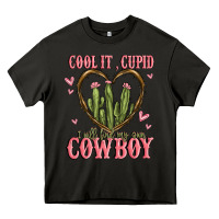 Asphalt cool it cupid i will find my own cowboy Heavy Core Tee - MaliasSmallBusiness