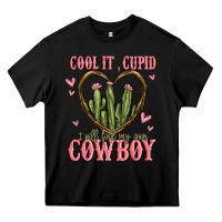 Black cool it cupid i will find my own cowboy Heavy Core Tee - MaliasSmallBusiness